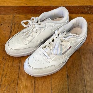White Reebok sneakers